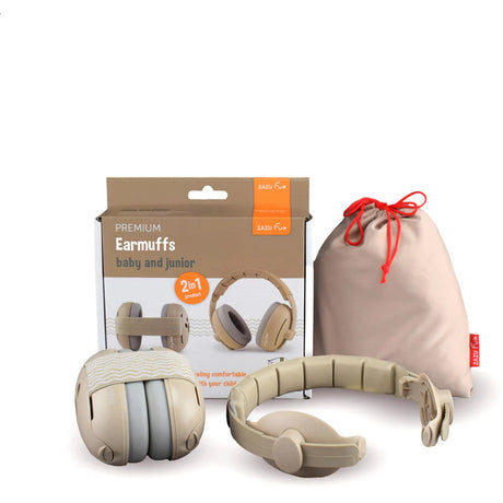 Zazu Beige Earmuffs Baby & Jr