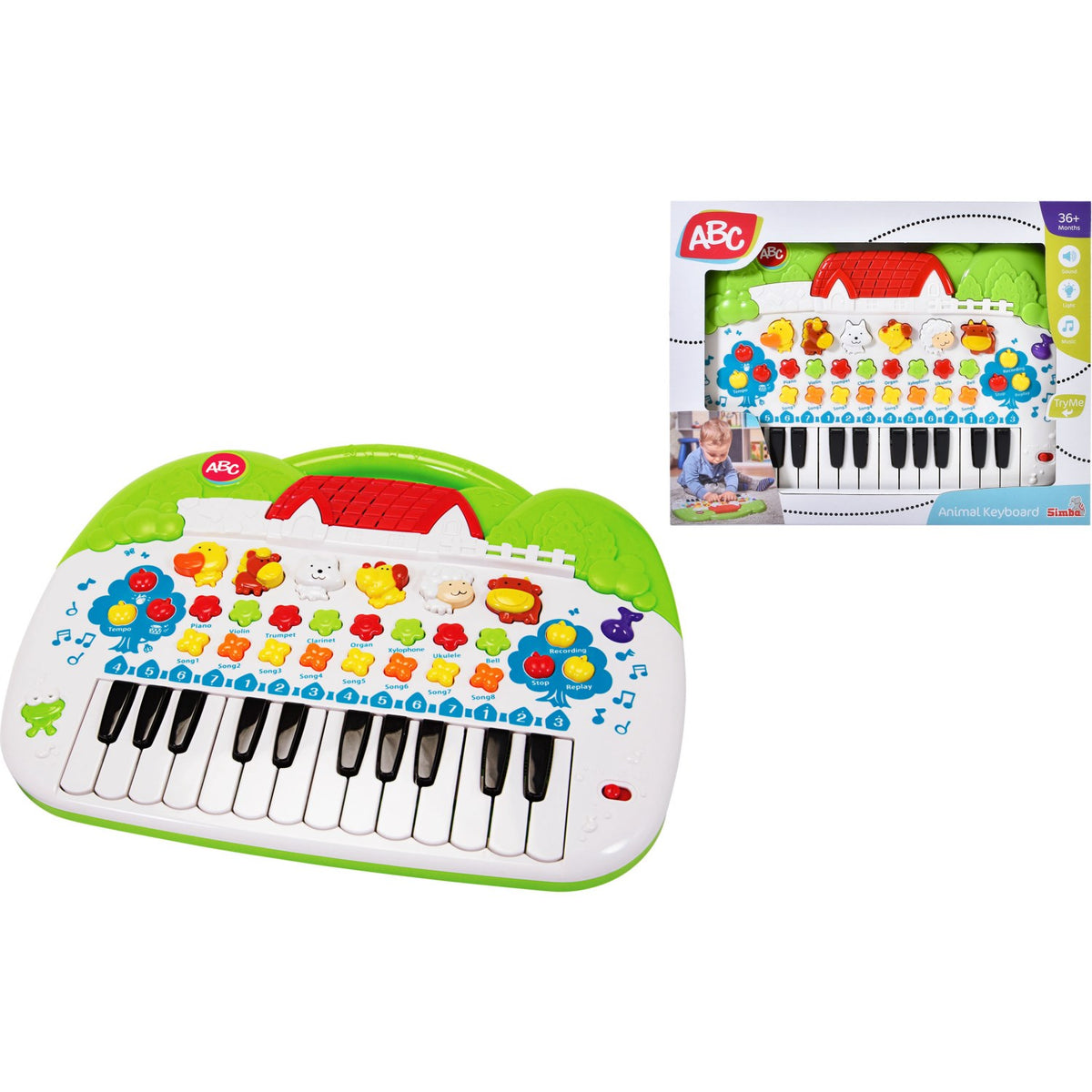 Buy Simba Toys ABC Animal Keyboard | Luksusbaby