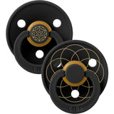 Bibs Black Gold Pacifier Studio Colour 2 Pack Layl Latex