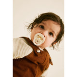 Bibs Ivory Gold Pacifier Studio Colour 2 Pack Noor Latex