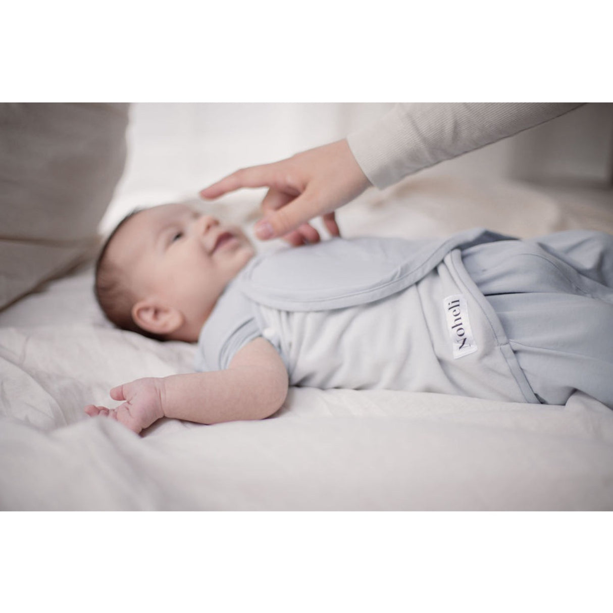 Noheli Light Blue 3-i-1 Swaddle