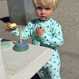 Petit Crabe Aqua Boat Lou Basic Sunsuit L/S