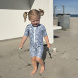 Petit Crabe Evening Sky (Made With Liberty© Fabric) Natsu Sunsuit S/S