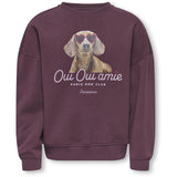 kids ONLY Fudge Oui Kogbila L/S Ovz Print O-Neck Swt Noos