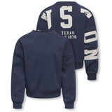 kids ONLY Night Sky Birch/Houston Kogsweat L/S Back/Sleeve Print Swt Noos