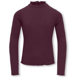 kids ONLY Fig Kogfransiska Schl Ls Hi-Nck Top Jrs Noos
