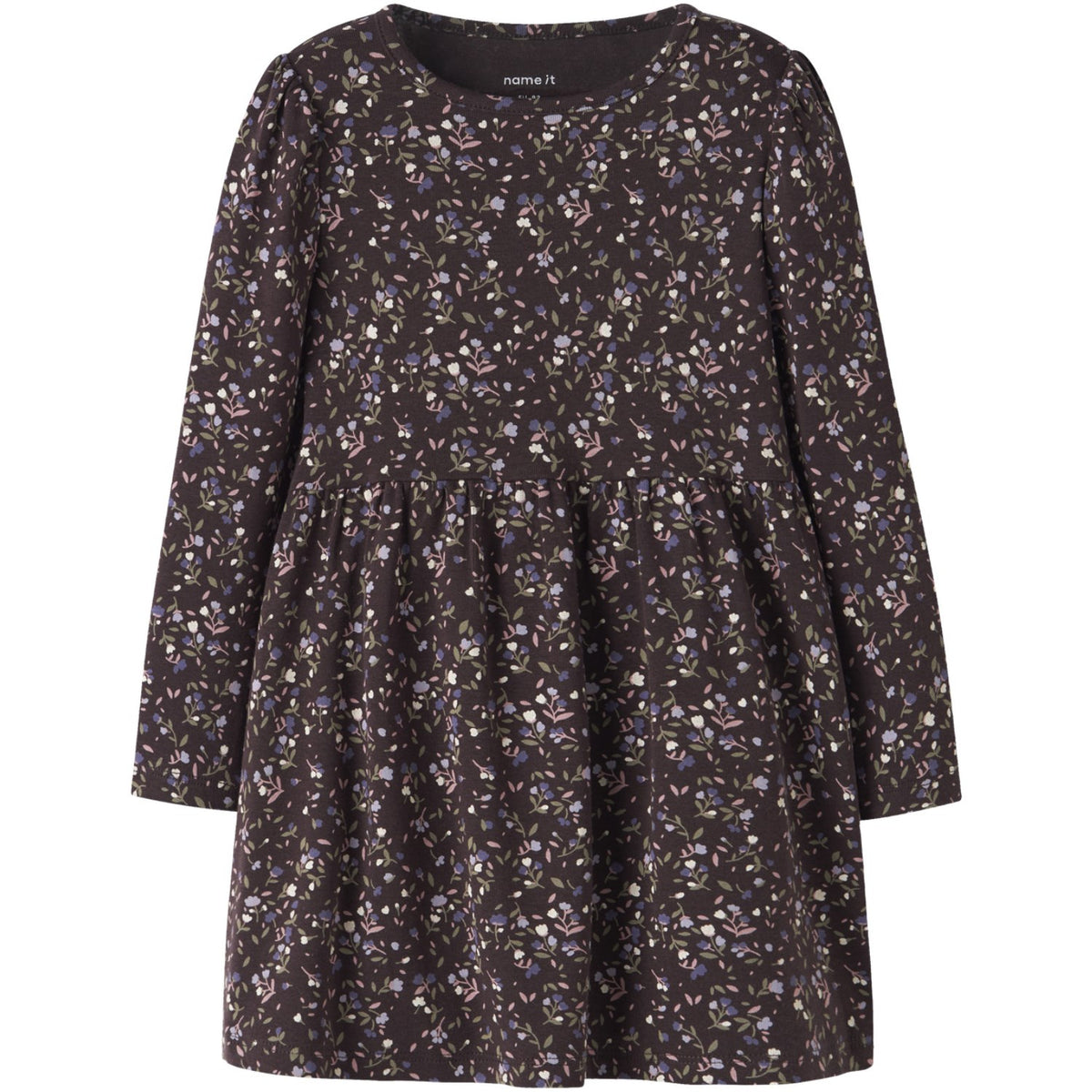 Name It Chocolate Plum Nmfoceana Ls Dress