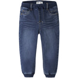 Name It Dark Blue Denim Nmmben Baggy R Fleece Jeans 7509-An