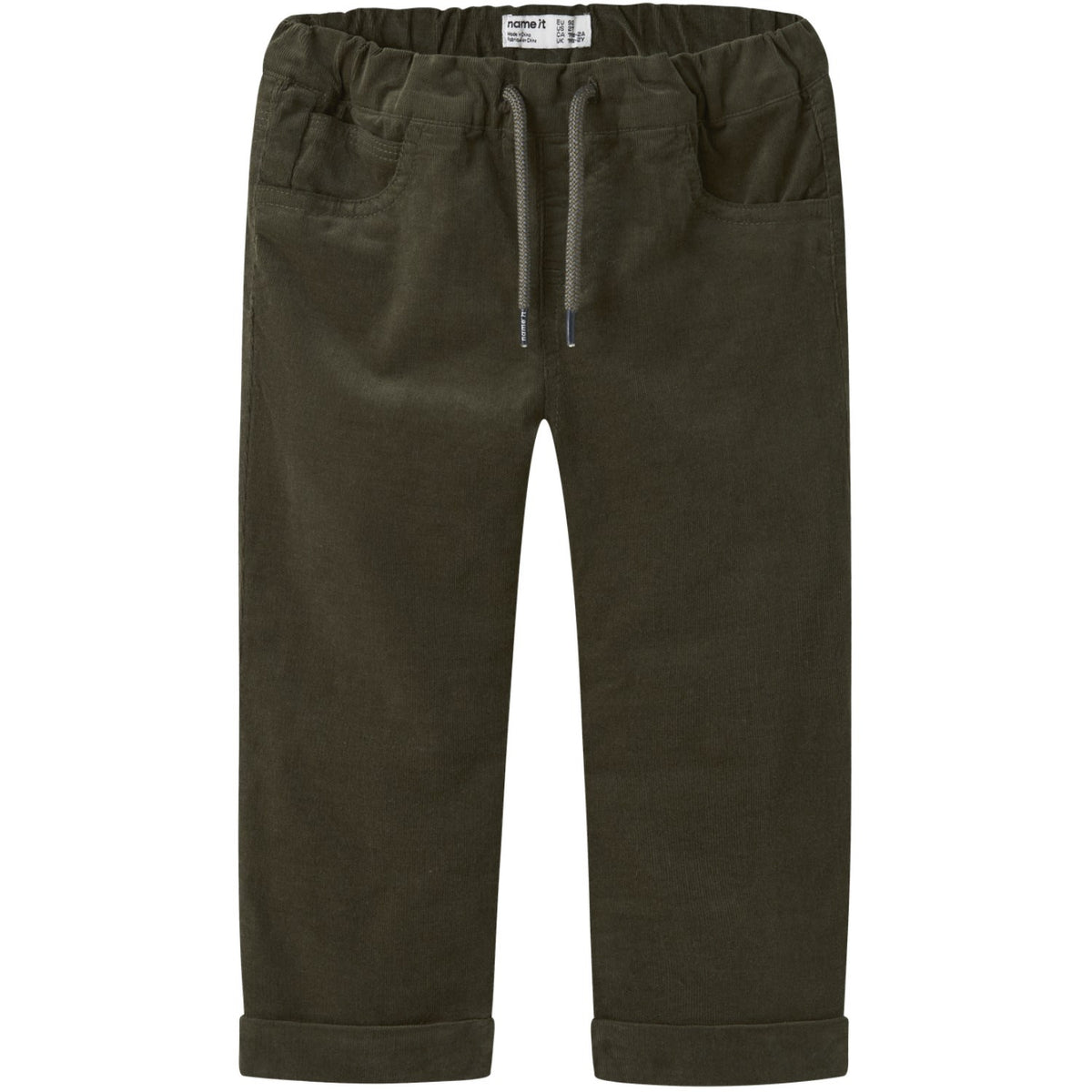Name It Olive Night Nmmben Regular Cord Wl Pants 4609-Yt