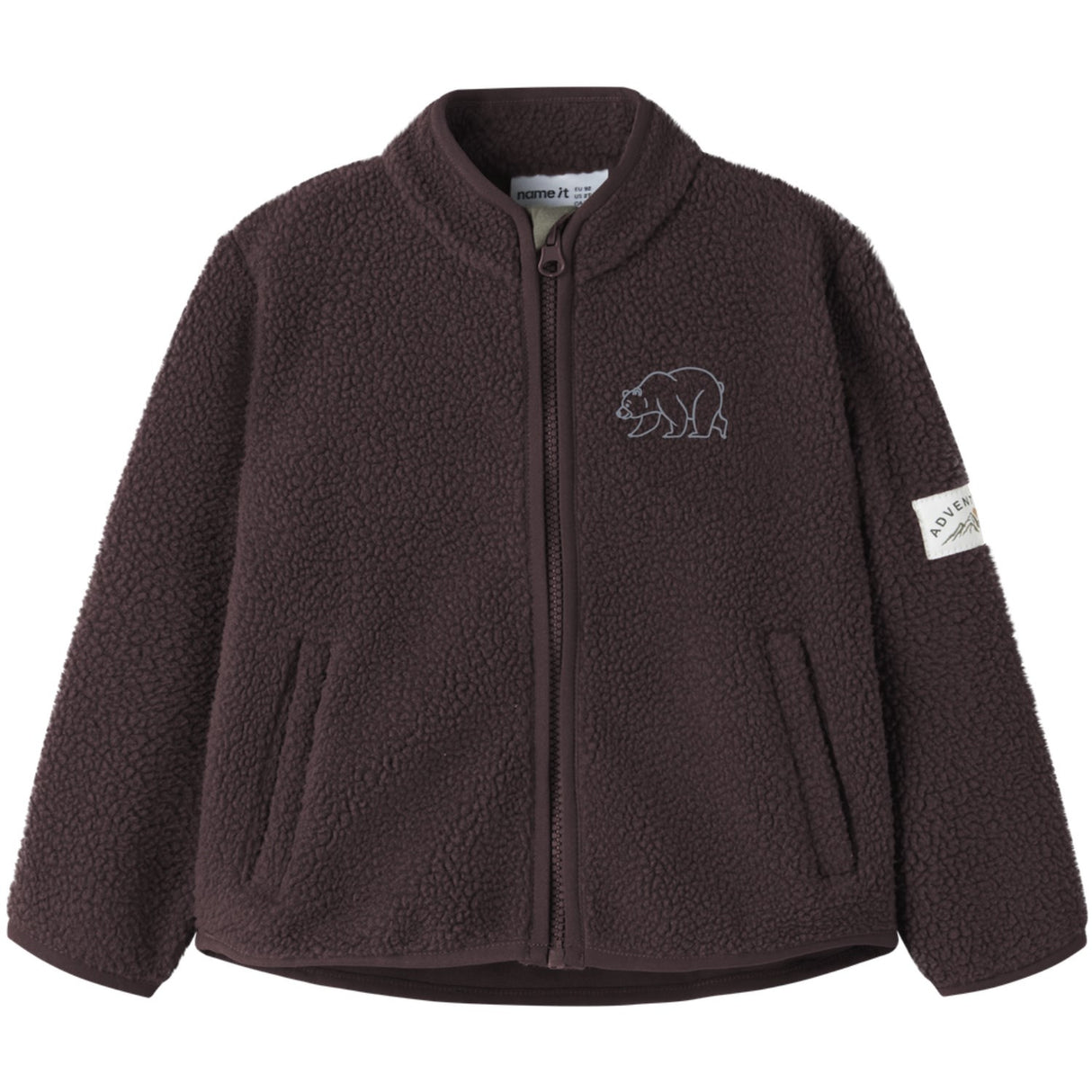 Name It Chocolate Plum Nmmowe Ls Nreg Teddy Card