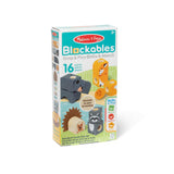 Melissa & Doug Multifarvet Blockables Playset Skovens Dyr 16Pcs
