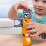 Melissa & Doug Multifarvet Blockables Playset Skovens Dyr 16Pcs