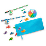 Melissa & Doug Multifarvet Wooden Fishing Game Catch And Count