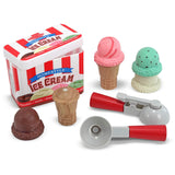Melissa & Doug Multifarvet Toy Scoop & Stack Ice Cream Cone Playset