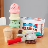 Melissa & Doug Multifarvet Toy Scoop & Stack Ice Cream Cone Playset