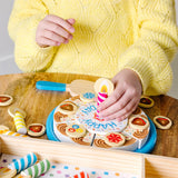 Melissa & Doug Multifarvet Wooden Food Playset Birthday Cake