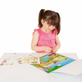 Melissa & Doug Multifarvet Reusable Sticker Pad Princess Castle