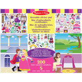 Melissa & Doug Multifarvet Reusable Sticker Pad Princess Castle