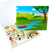Melissa & Doug Multifarvet Reusable Sticker Pad Princess Castle