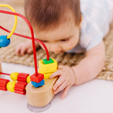 Melissa & Doug Multifarvet Wooden First Bead Maze