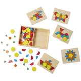 Melissa & Doug Multifarvet Mønster-Leg - Wood - Set With Blocks Og Plader