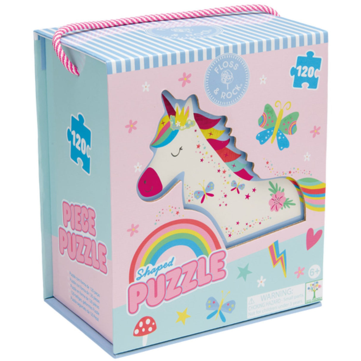 Floss & Rock Puslespil I Facon 120 Stk. - Rainbow Fairy