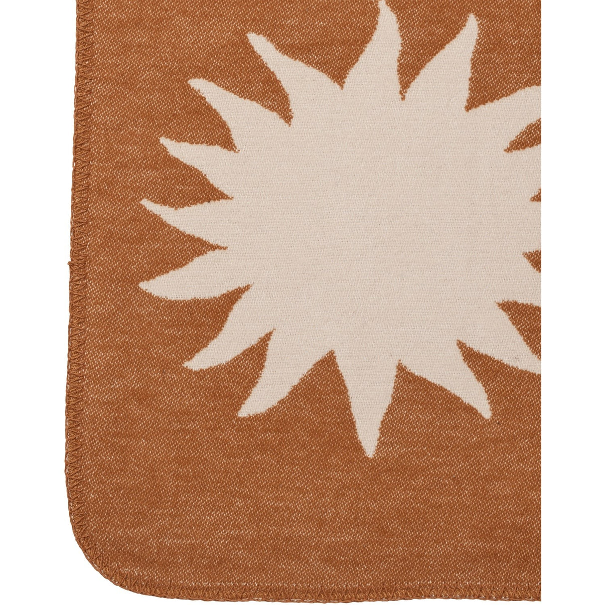 Ferm Living Sienna/Parchment Skye Blanket