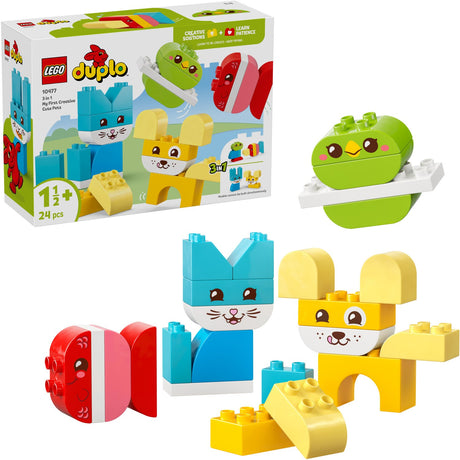 LEGO® DUPLO My First 3-i-1 Kreative Søde Kæledyr 10477