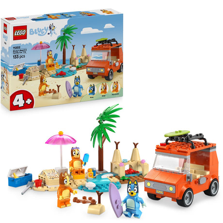 LEGO® Bluey - Blueys Familie-biltur Til Stranden 11202