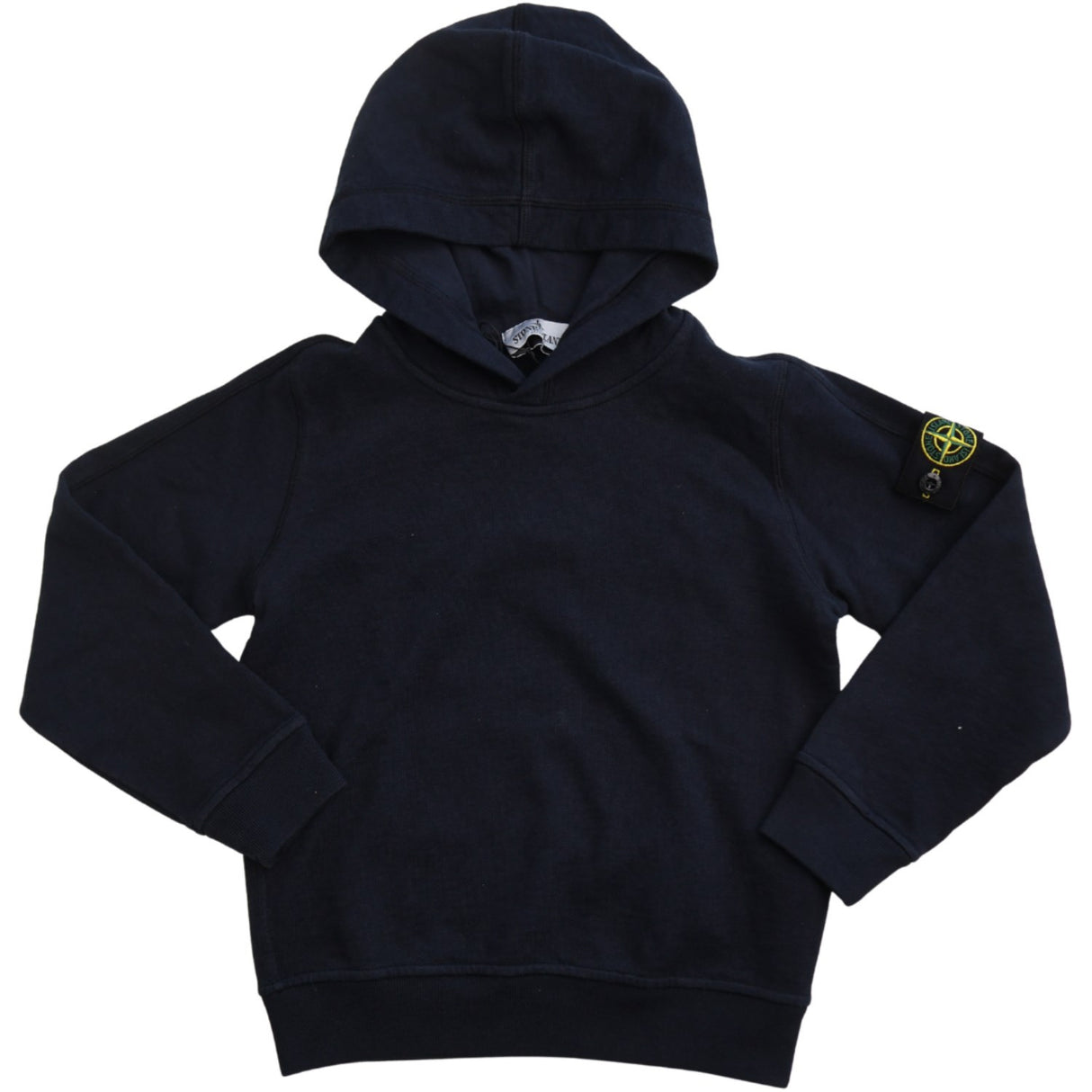 Stone Island Navy Blue Hoodie Sweater