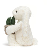 Jellycat Cream Bunny With Plant