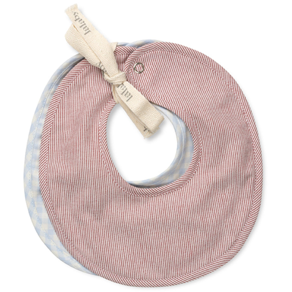 Lalaby Berry Stripe Bibi Bib 2-Pack