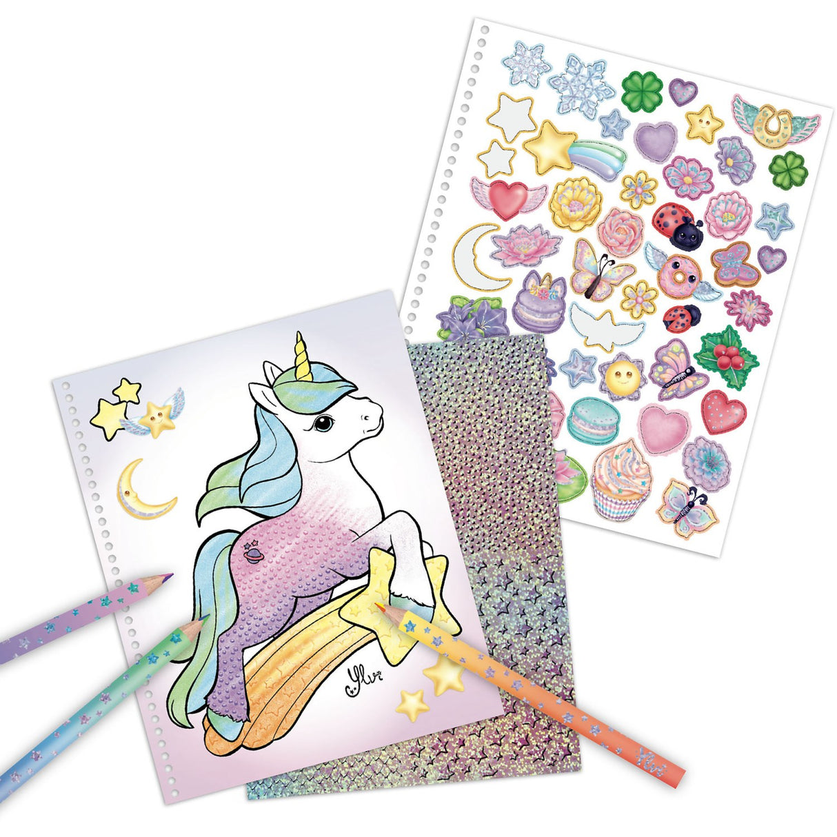 Ylvi Lucky Dragon Colouring Book