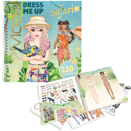 TOPModel Safari Dress Me Up Stickerbook