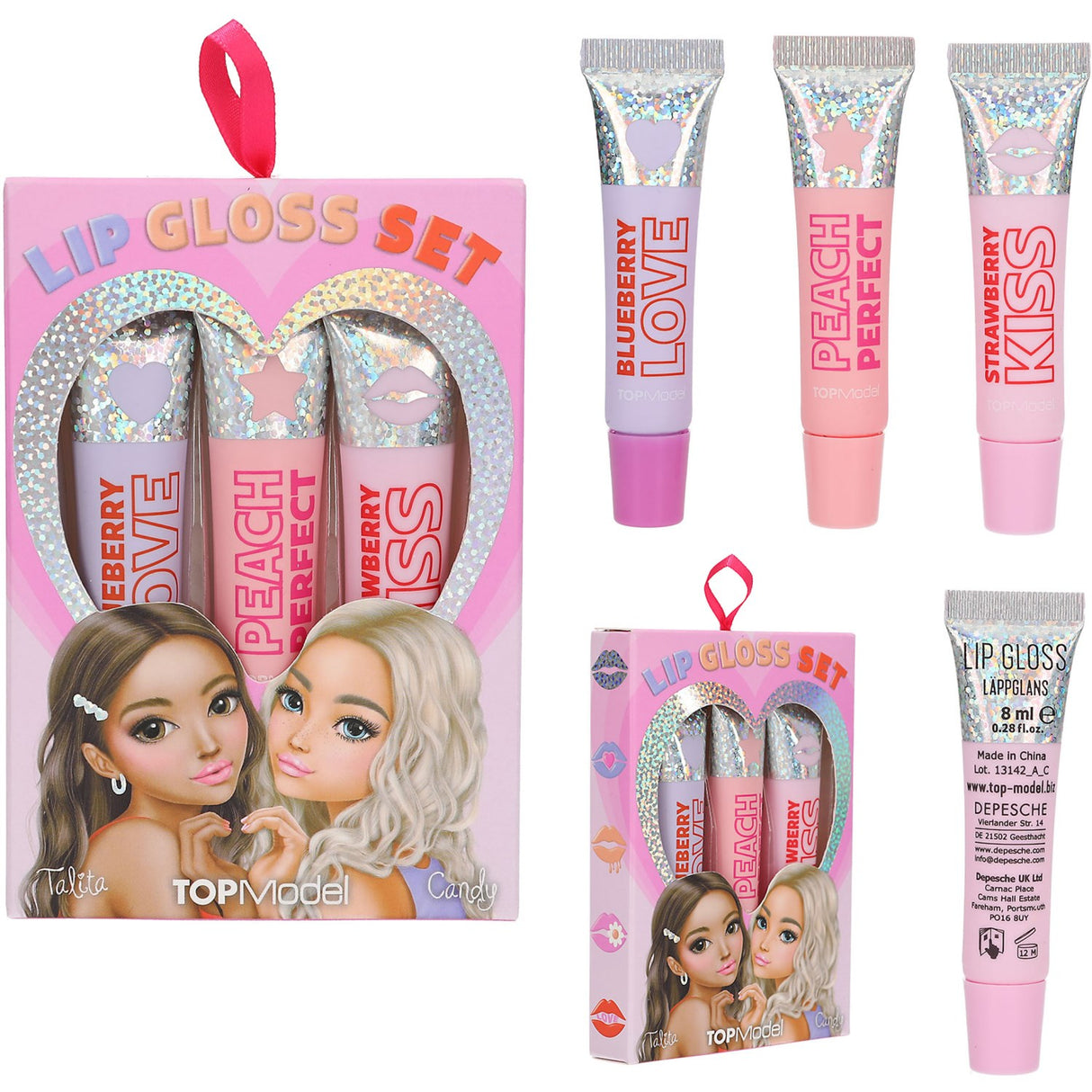 TOPModel Beauty And Me Lip Gloss Set Holo