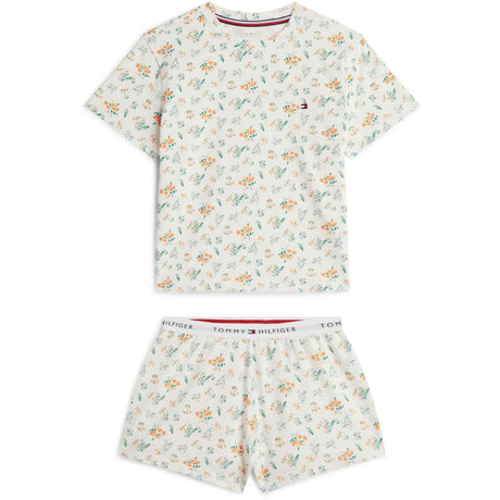 Tommy Hilfiger Traditional Floral Ecru Ss Pj Set