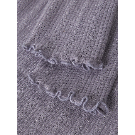Name It Lavender Gray Melange Nmfblitta Slim Leggings