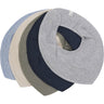 Pippi Blue Fog Bandana Bib - Solid  (5-Pack)