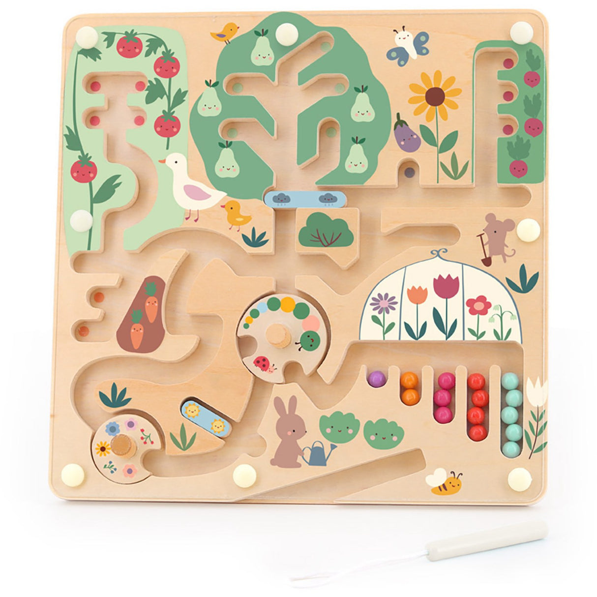 Vilac Magnetic Maze - The Garden by Sarah Betz