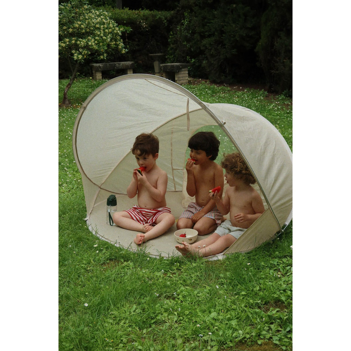 Konges Sløjd Tea Stripe Mini Beach Tent Pop Up Uv 50+
