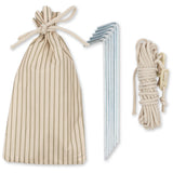 Konges Sløjd Tea Stripe Beach Tent Pop Up Uv 50+