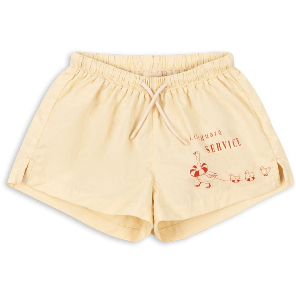 Konges Sløjd Banana Crepe Pomio Short Swim Shorts Grs