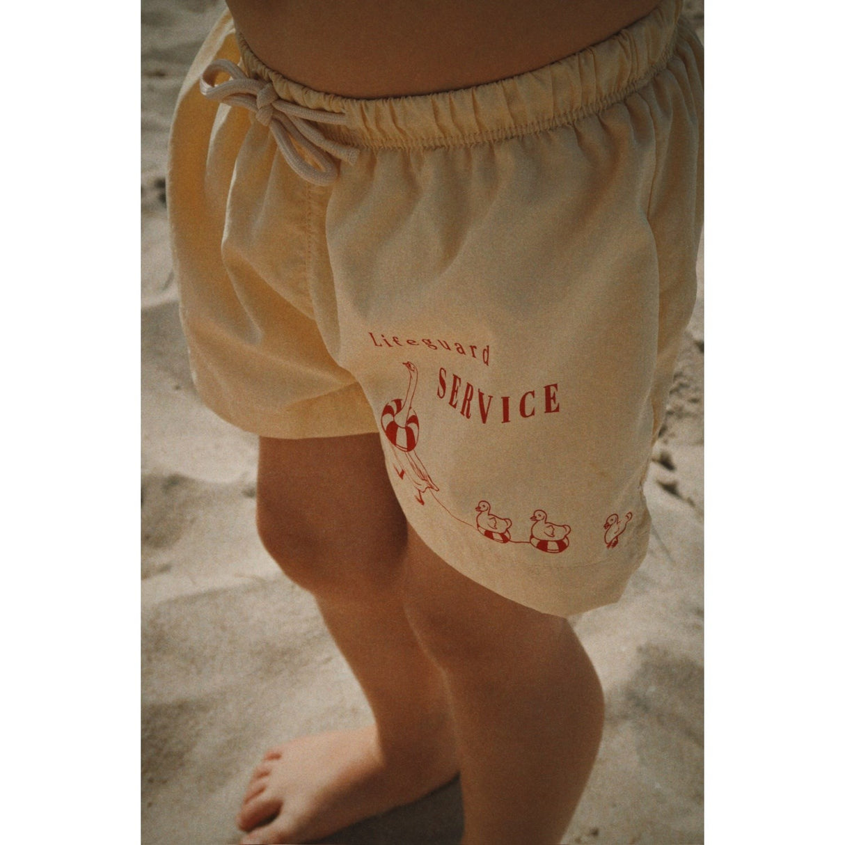 Konges Sløjd Banana Crepe Pomio Short Swim Shorts Grs