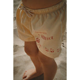 Konges Sløjd Banana Crepe Pomio Short Swim Shorts Grs