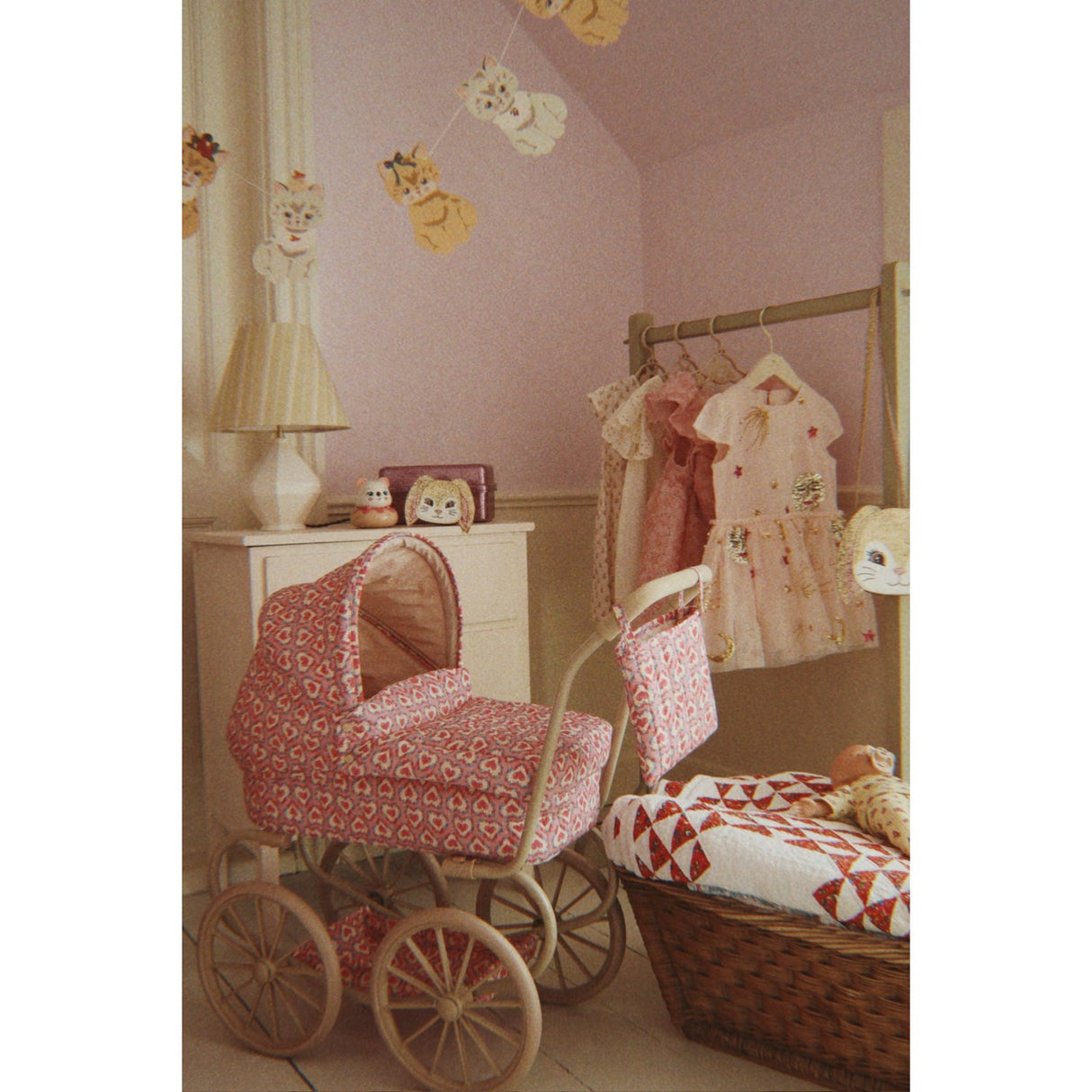 Konges Sløjd Felice Rose Minnie Doll Pram