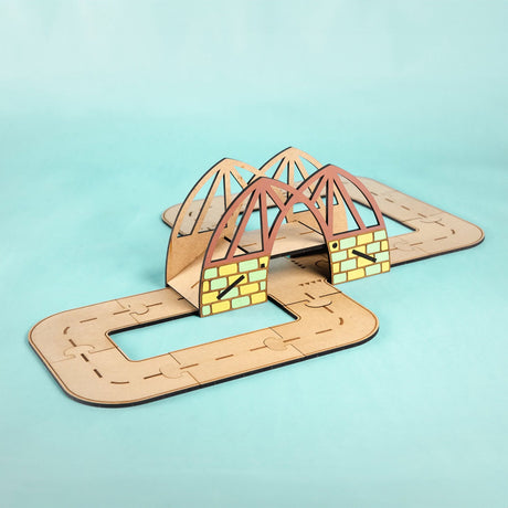 Crateit Town Wooden Toy Dreamy Drawbridge