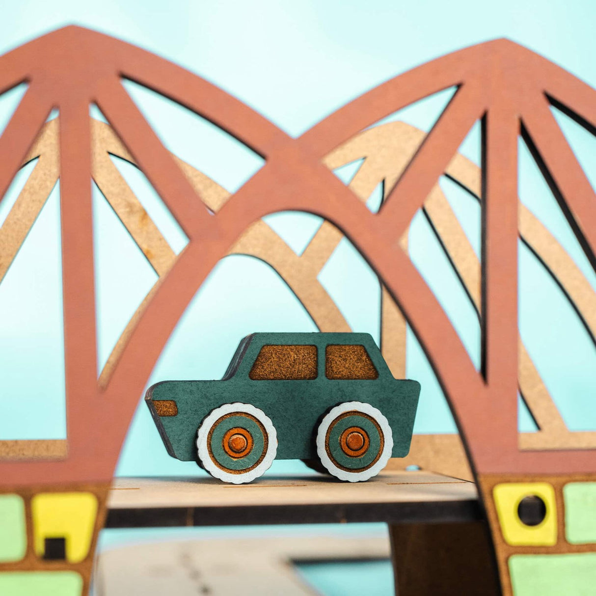 Crateit Town Wooden Toy Dreamy Drawbridge