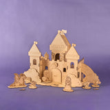 Crateit Unicorn Wooden Toy Dreamland Castle