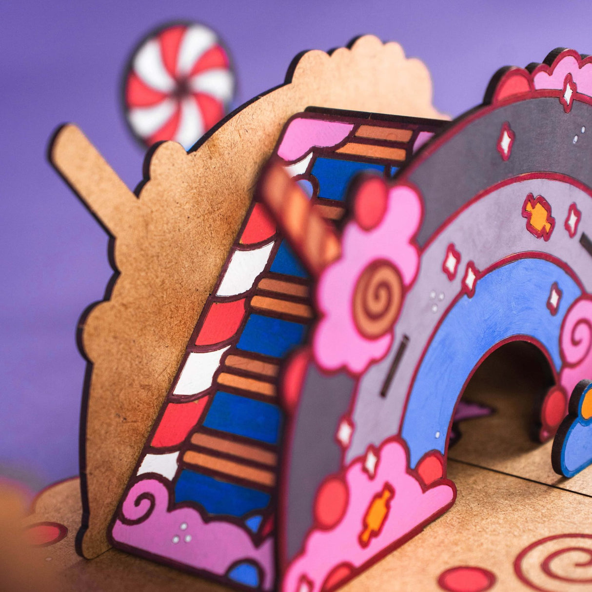 Crateit Unicorn Wooden Toy Candy Land