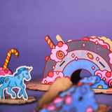 Crateit Unicorn Wooden Toy Candy Land